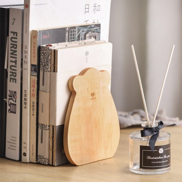 Wood Bear Book Ends 15*12*10.7cm - Image 4