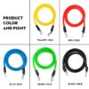11 Pcs Fitness Resistance Bands Set - Image 3