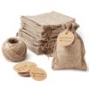 Pandahall Burlap Packing Pouches